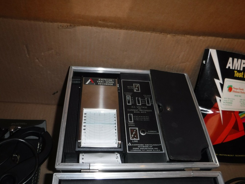 AMPROBE VARI-SPEED RECORDER MODEL AV21E