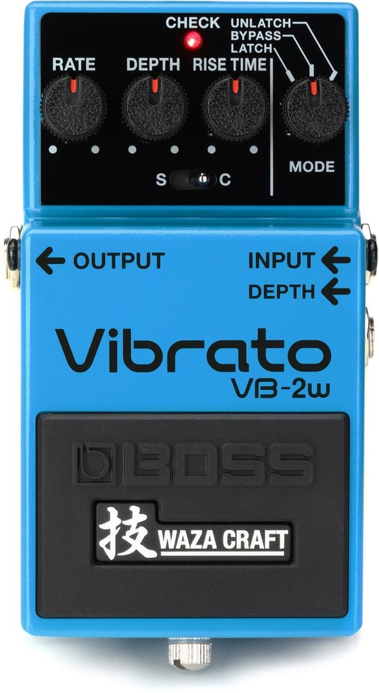 Boss VB-2W Waza Craft Vibrato Pedal (2-pack) Bundle