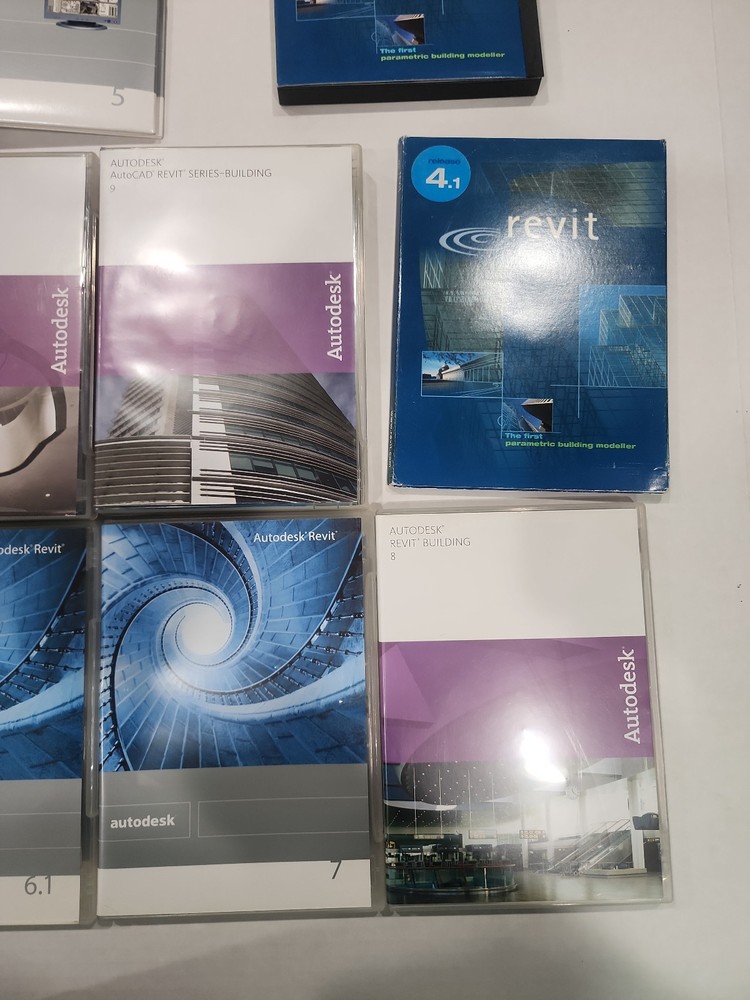 Autodesk AutoCAD Revit Series Software Lot UNTESTED