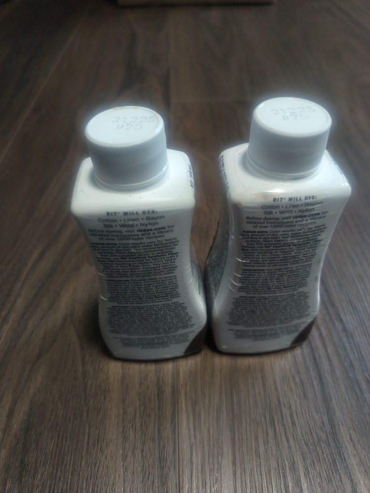 Rit All-Purpose Liquid Dye, Dark Brown OPENED LIGHTLY USED 7 OZ EACH