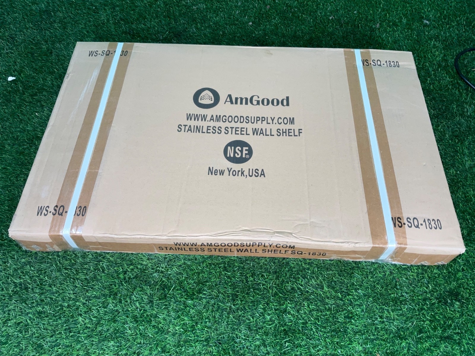 AMGOOD Kitchen 30x18 Wall Shelf Support Bracket 18-Gauge Stainless Steel 1883 7B