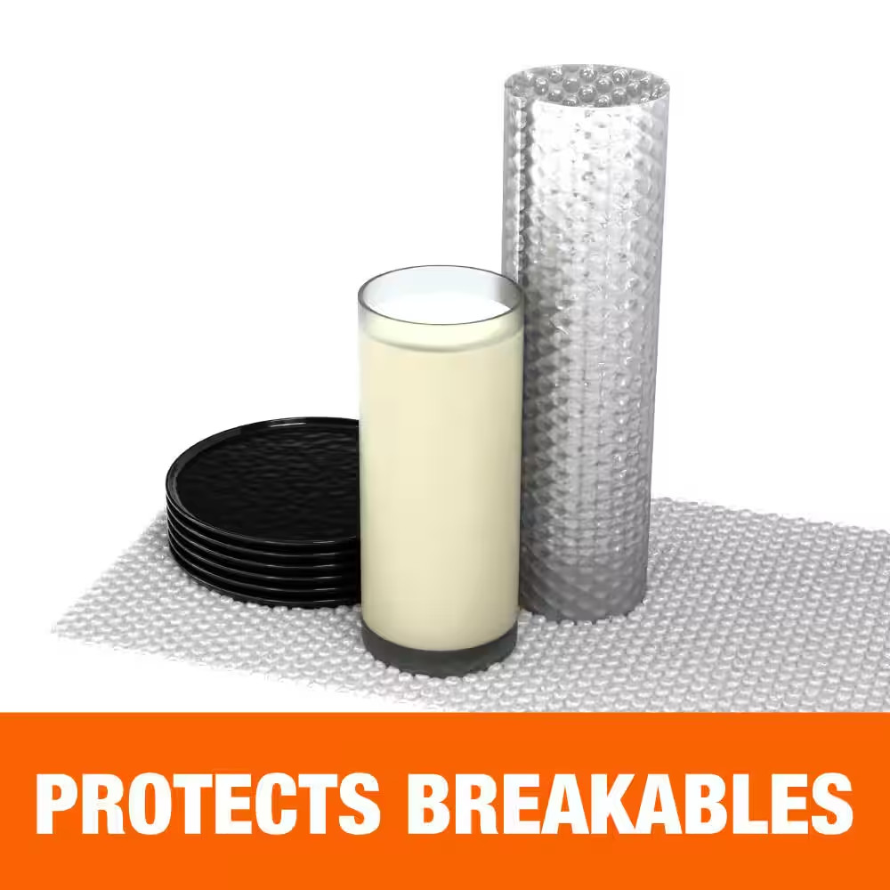 12 In. X 200 Ft. Clear Bubble Cushion (2-Pack)