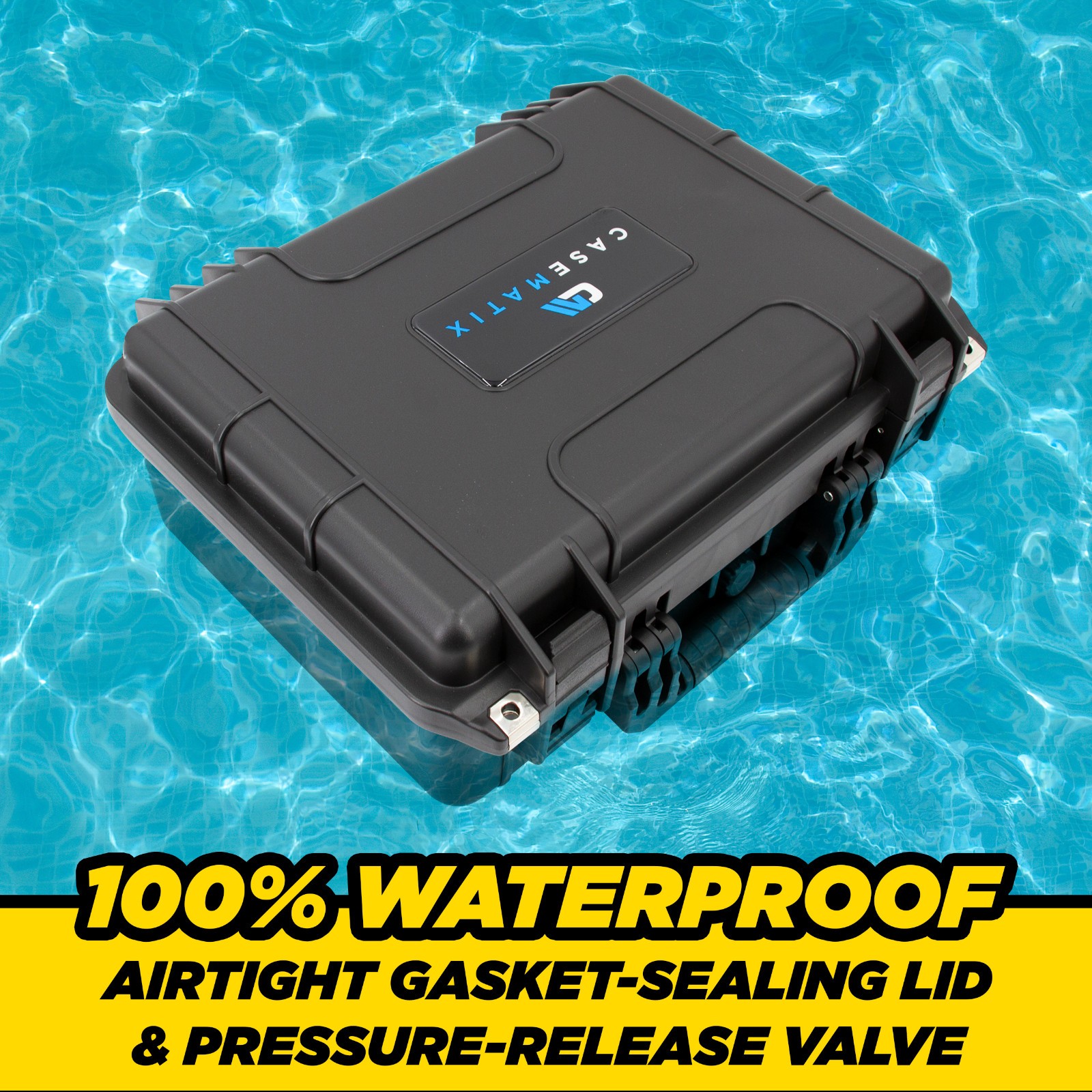 CASEMATIX Hard Case for Caldwell Claycopter Target Launcher Waterproof Case Only