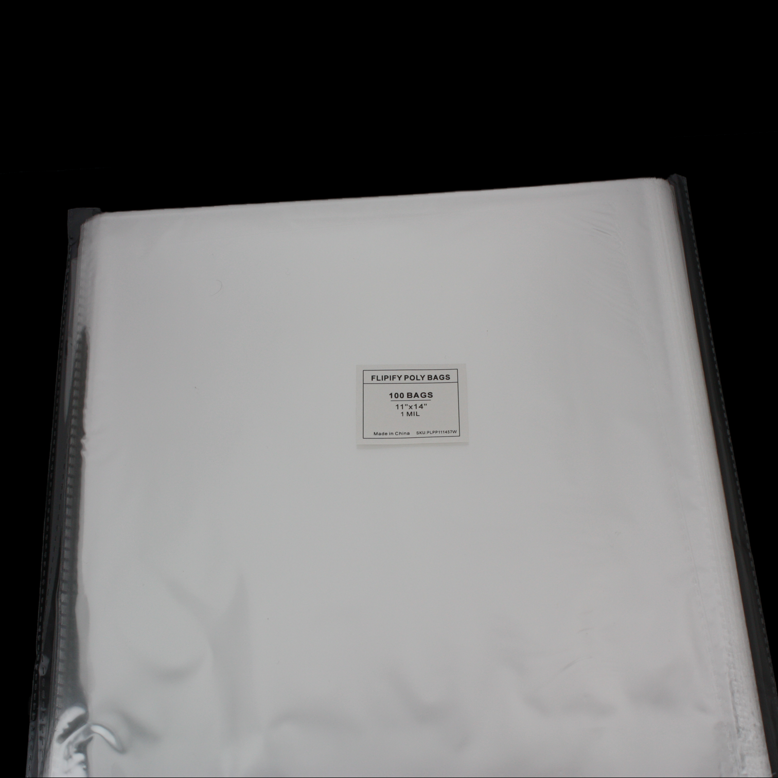 11x14 Poly Clear Plastic Bags Self Adhesive Seal T-Shirt Apparel Resealable