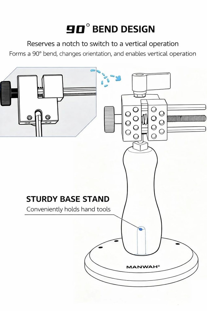Multi-functional Vise Tool Model Painting Handheld Stationary Clamp Holder