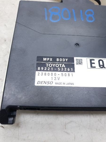 14-15 LEXUS IS250 MULTIPLEX NETWORK CONTROL MODULE ECM ASSEMBLY