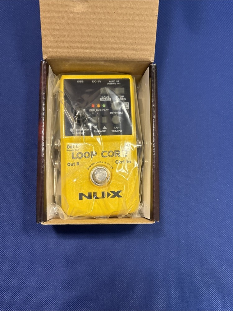 Nux Loop Core Guitar Effect Pedal Looper 6 Hours Recording Time Core Series