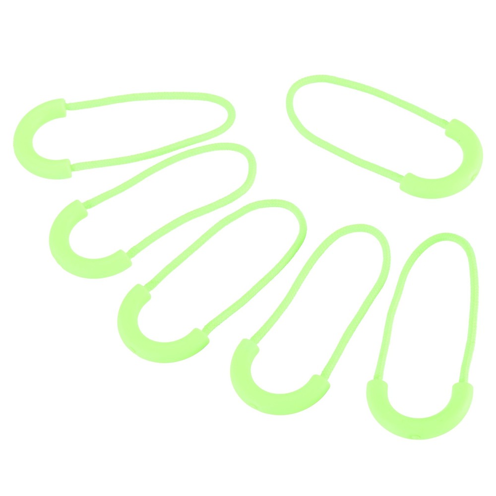 Zipper Pulls Replacement, 15 Pack Extension Cord Handle, Fluorescent Green