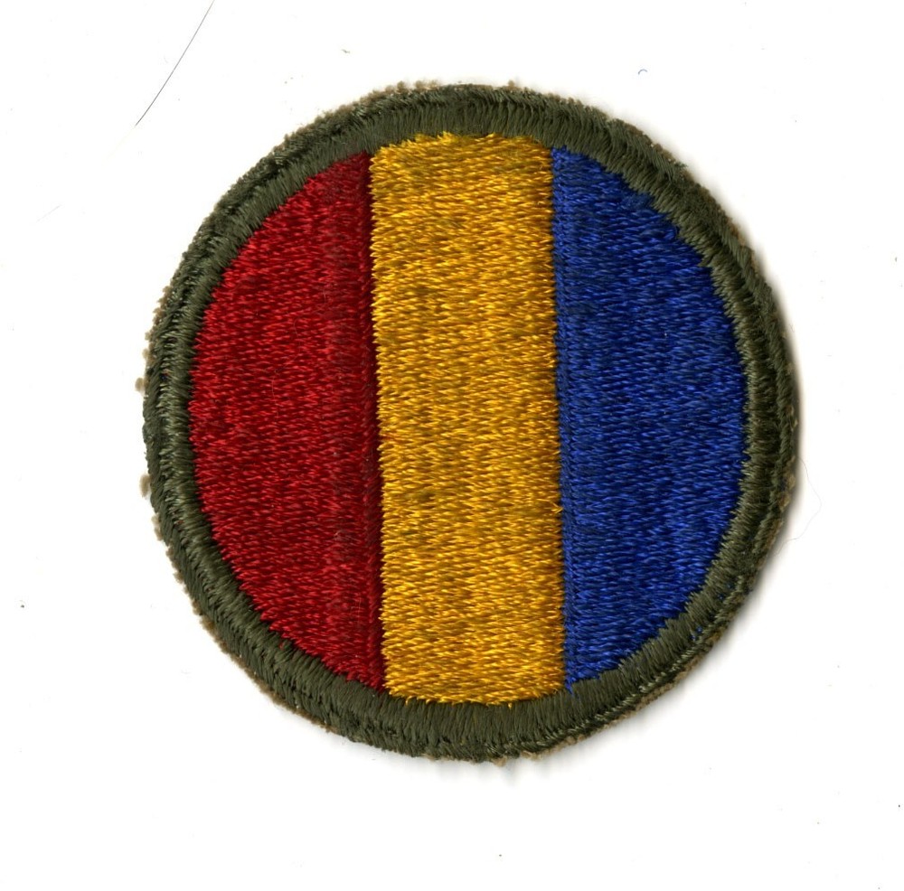 Replacement and Schools Command White Back Patch WWII Vintage
