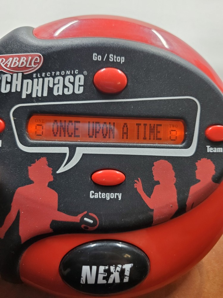 G6 Hasbro Scrabble Catch Phrase Handheld Electronic Game