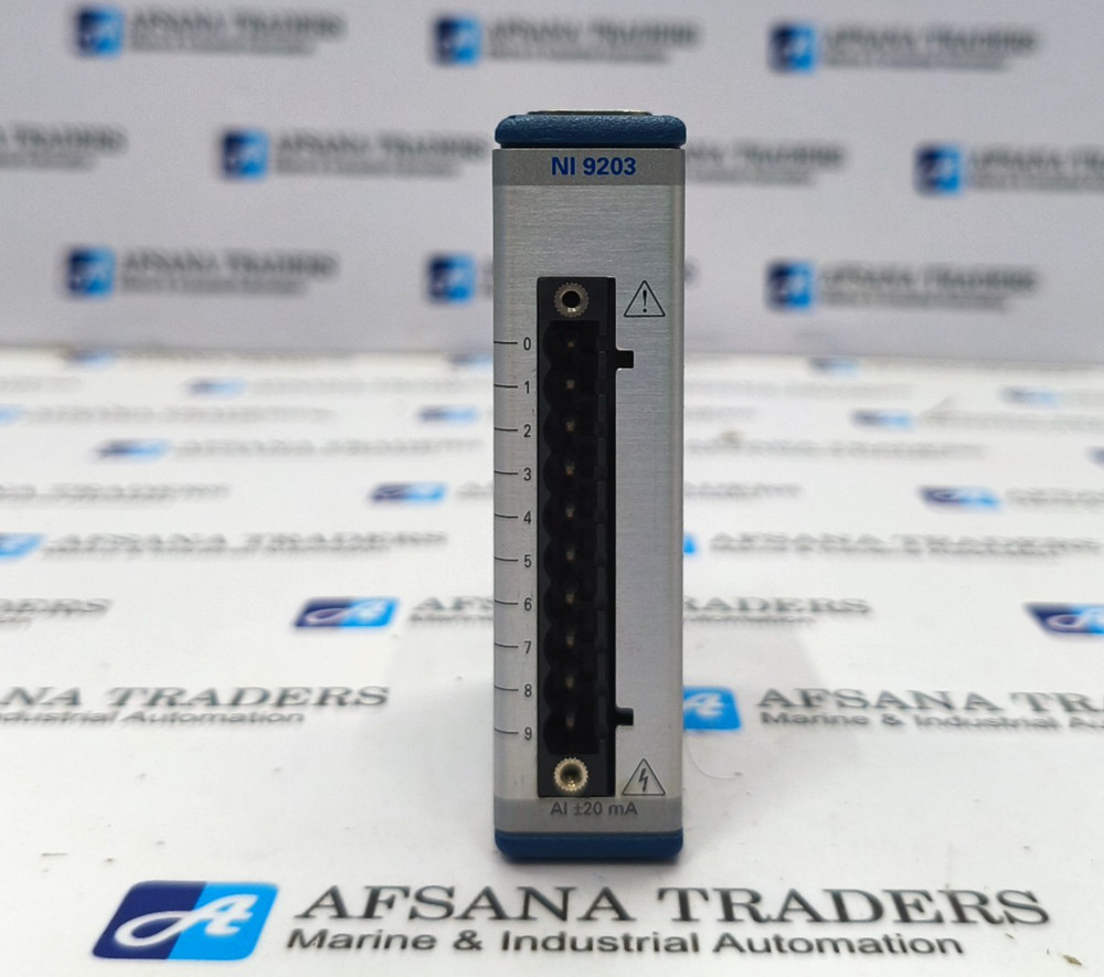 NATIONAL INSTRUMENTS NI 9203 ANALOG INPUT MODULE