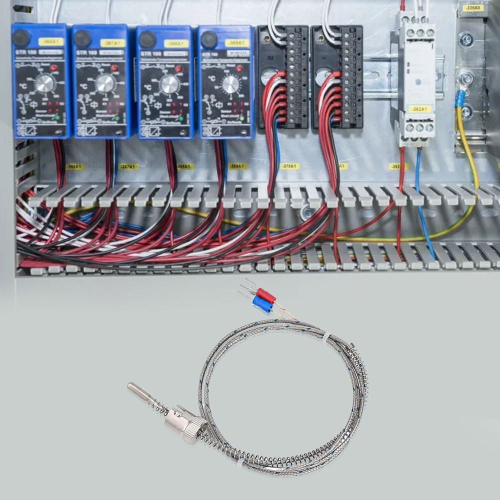 Precision Thermocouple Probe with 2 Insulated Forks for J Type Temperatures