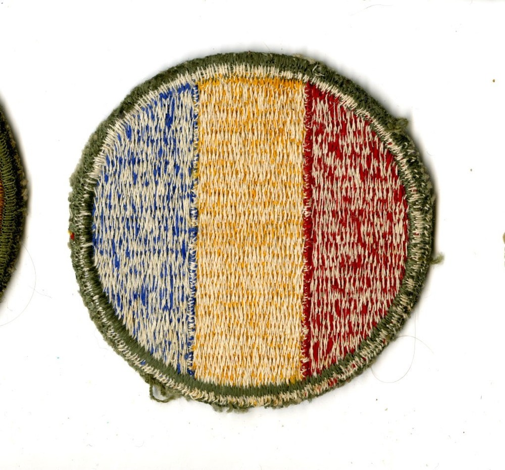 Replacement and Schools Command White Back Patch WWII Original