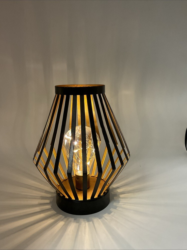 Battery Powered Table Lamp (integrated led Light)9in