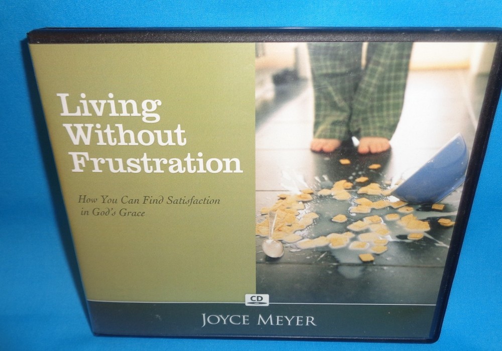 JOYCE MEYER LIVING WITHOUT FRUSTRATION 4 CD AUDIO SET USED