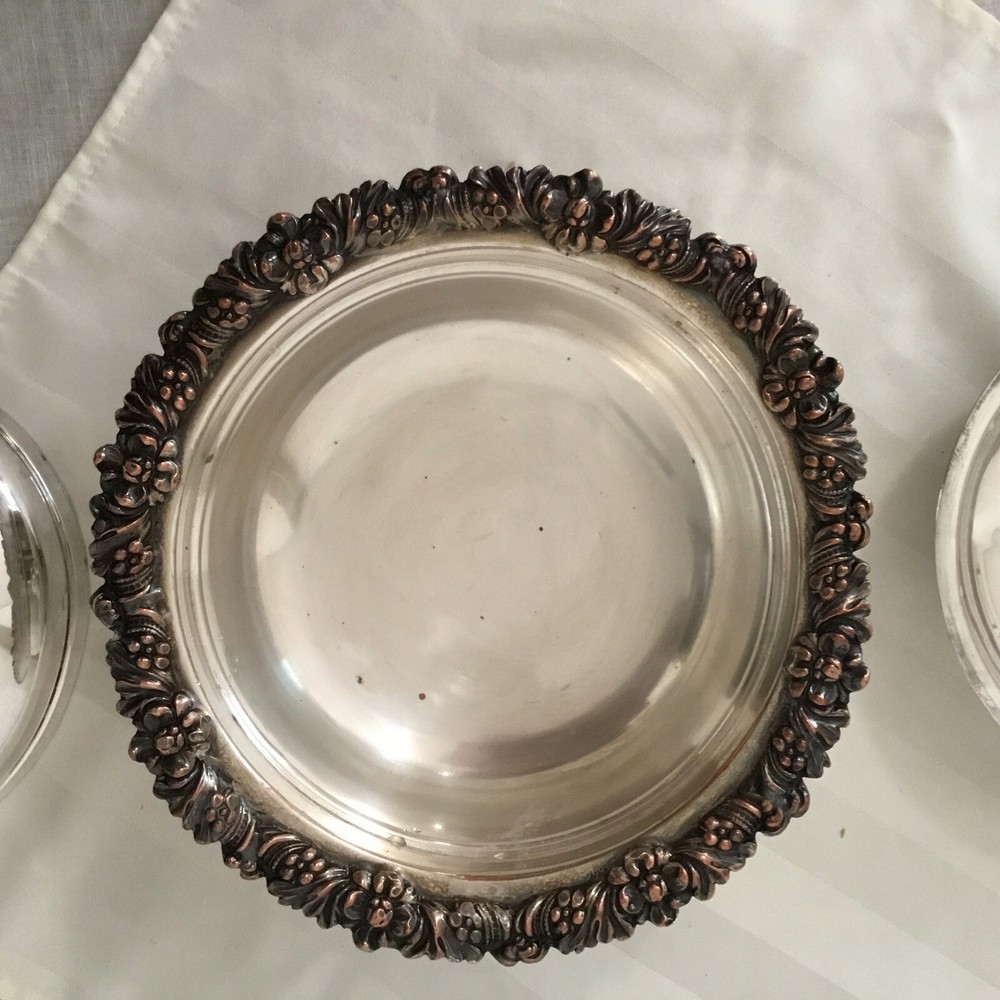 Estate Silverplate Covered Server Bowl/Dish/w insert Sheffield England