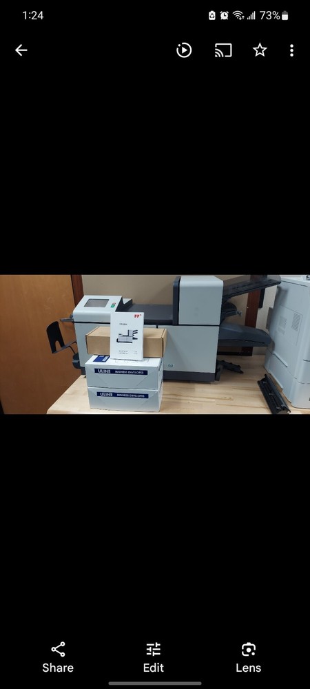 fpi 2300 folding machine used, but excellent conditionn