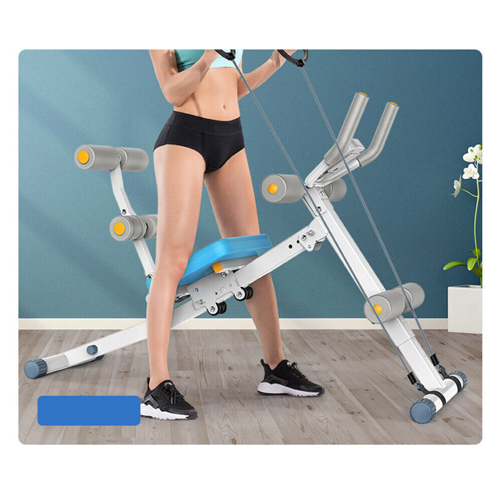 Sit-up Bench Exerciser Ab Trainer Abdominal Workout Machine Height Adjustable