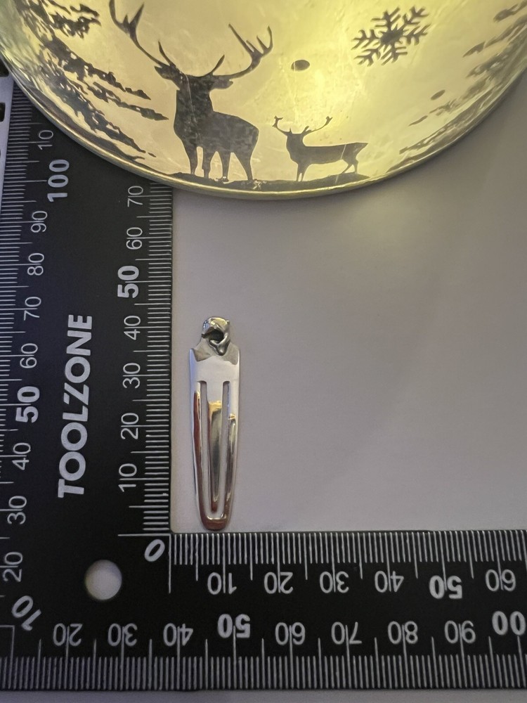 Sterling 925 Solid Silver Dolphin Bookmark New 4.2cm Booktok Gift