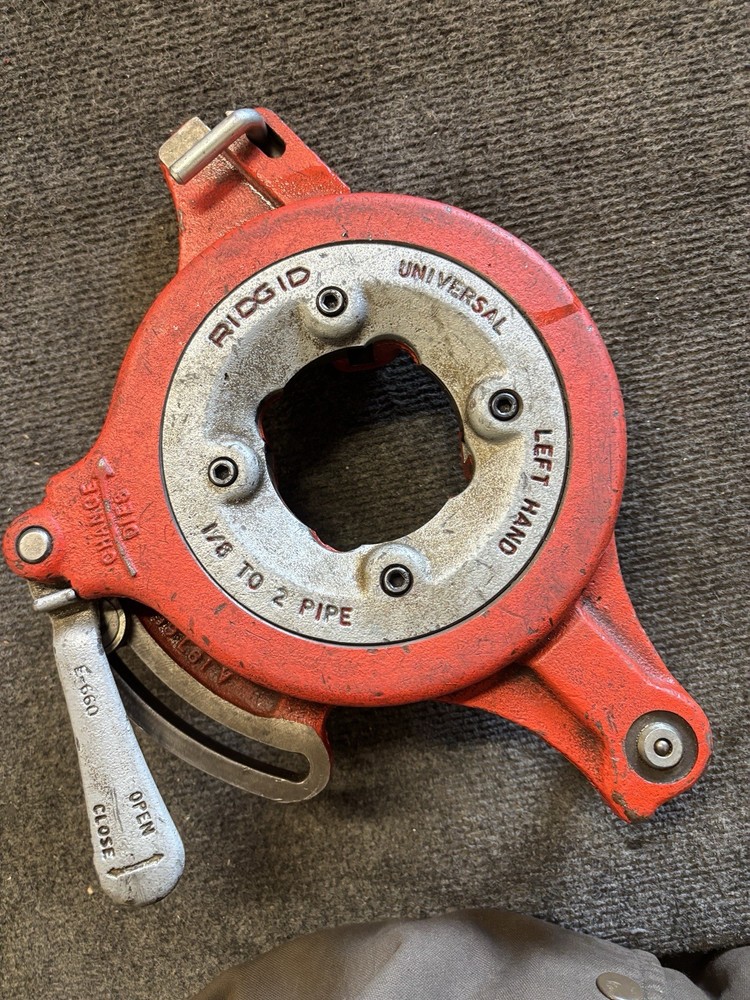 Ridgid E-660 Diameter Threading Machine Die Head 1/8 to 2