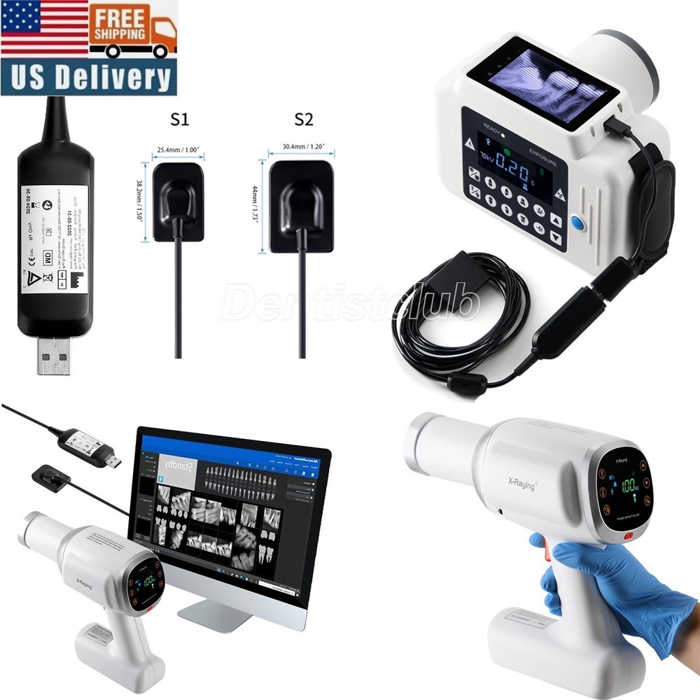 USA Dental X Mobile Unit System Ray Digital Machine High Frequency/Sensor X