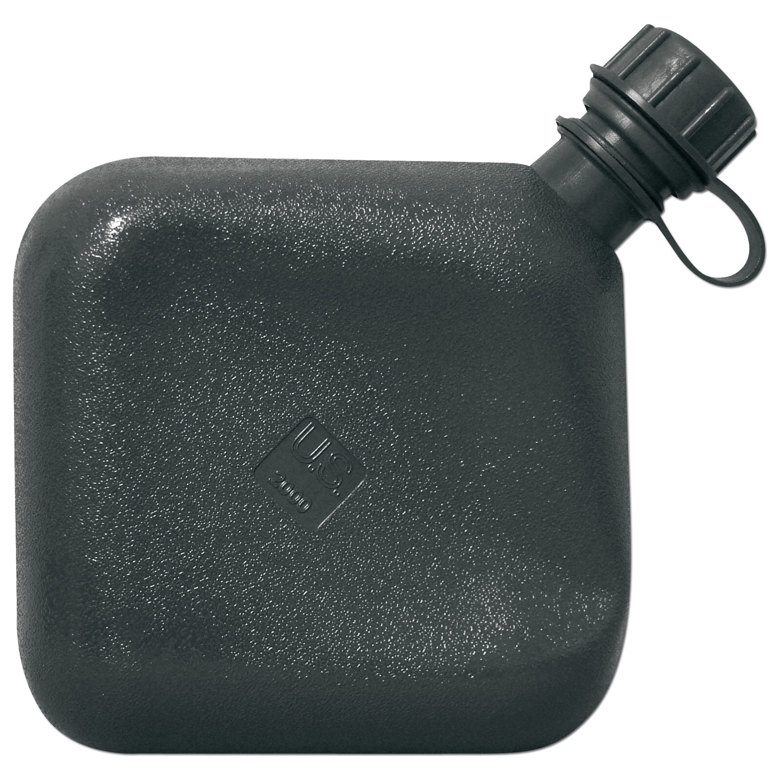US Military 2 QUART COLLAPSABLE Water CANTEEN BLADDER Black w/ Flat Cap 2QT NEW