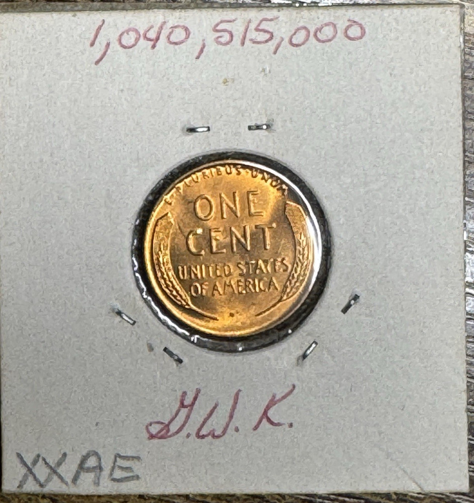 1945 LINCOLN WHEAT CENT Uncirculated Red
