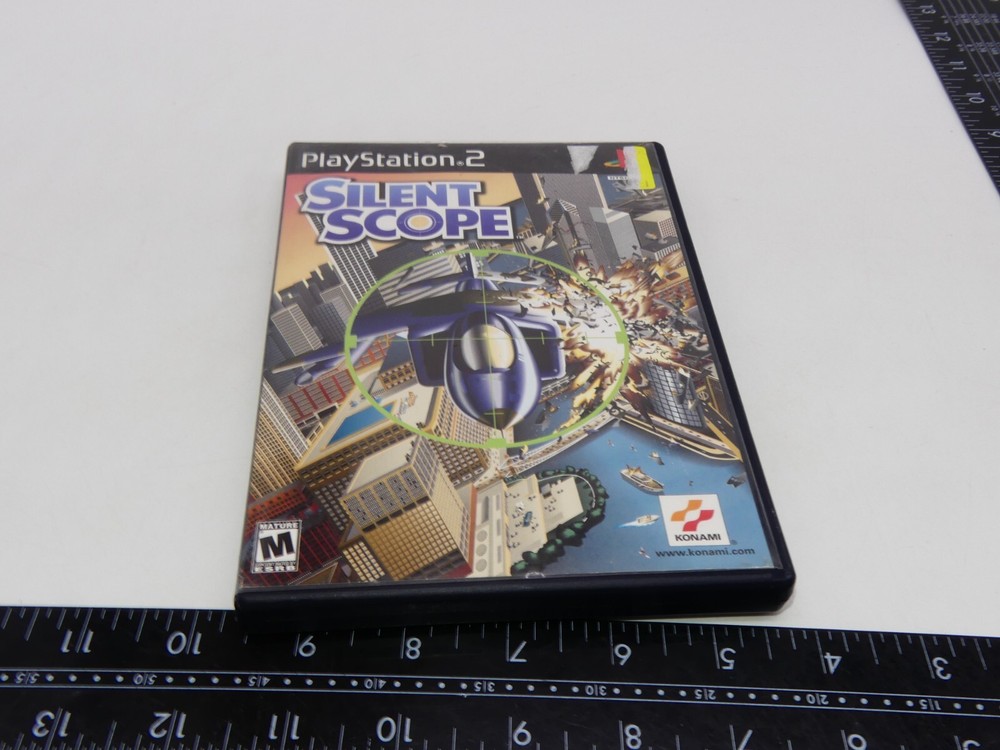 Authentic Silent Scope Playstation 2 PS2 Case Only No Game Konami