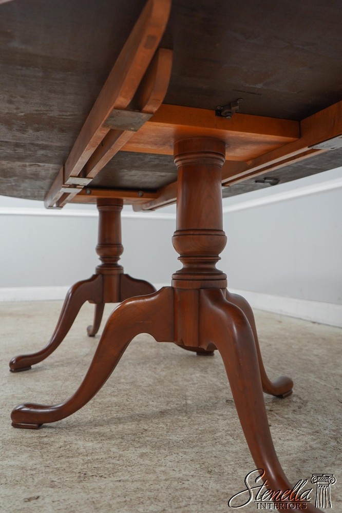L60662: ELDRED WHEELER Cherry Bench Made Dining Room Table