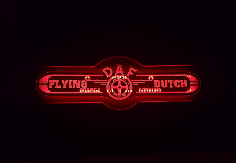 LED Light board with mirror DAF