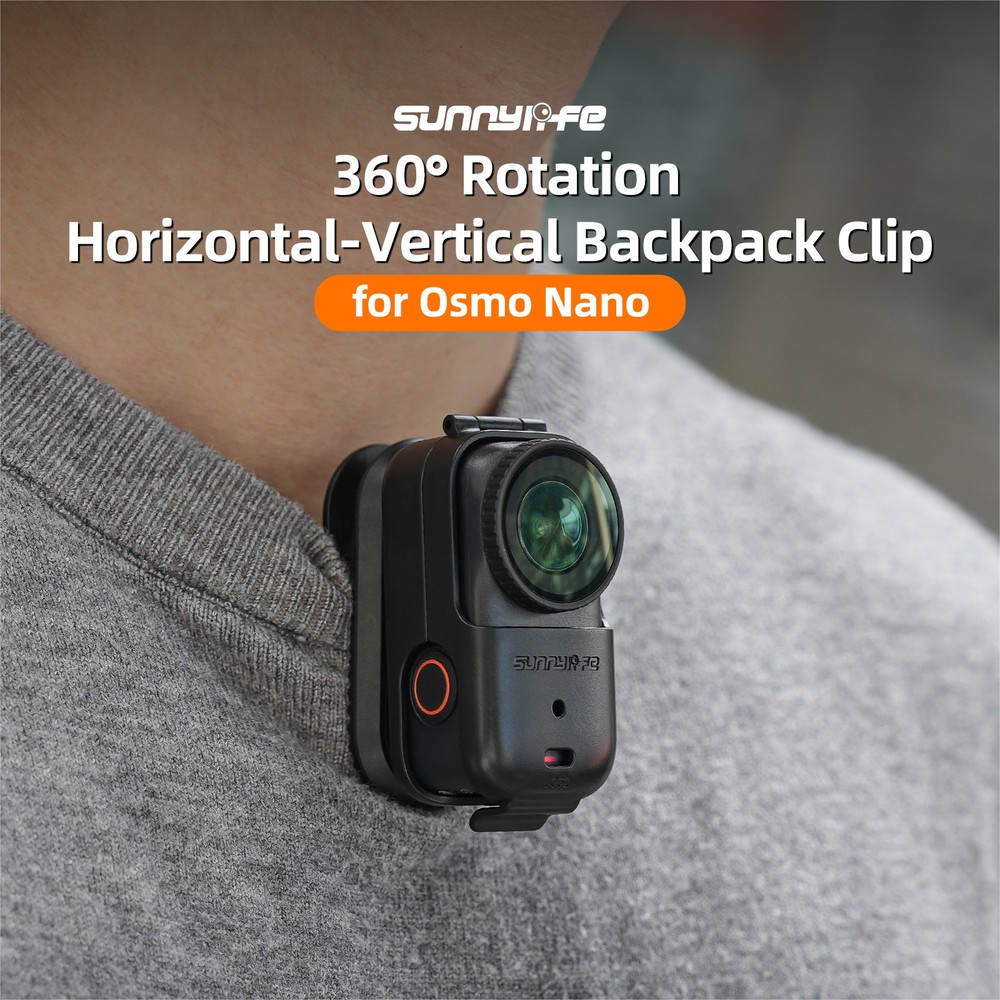 Backpack Strap Mount For DJI Osmo Nano Action Bag Belt Clip Quick Release Mount