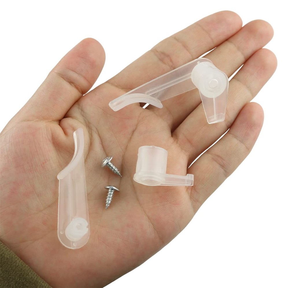 20 Sets/Pack Plastic Ceiling Light Fixed Clips Light Mounting Brackets Holder...