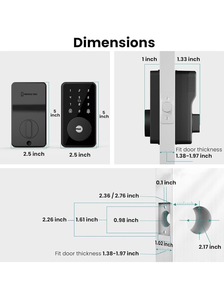 Mousetro Smart Door Lock ZN-S01