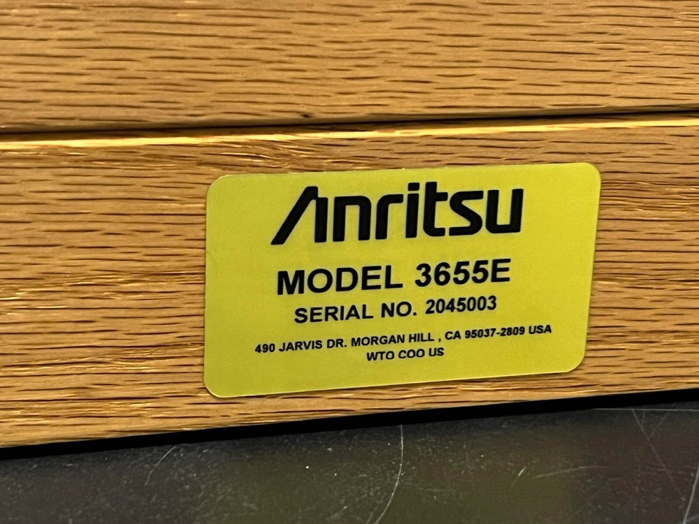 Anritsu 3655E Wave guide Calibration Kit 3655 with case for Network Analyzer