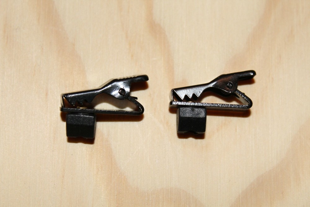 2 PCS Lapel Tie Clips for Lapel Lavaliere Microphones