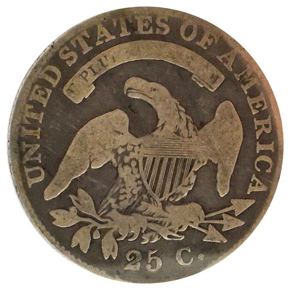 1821 Capped Bust Quarter (VG)