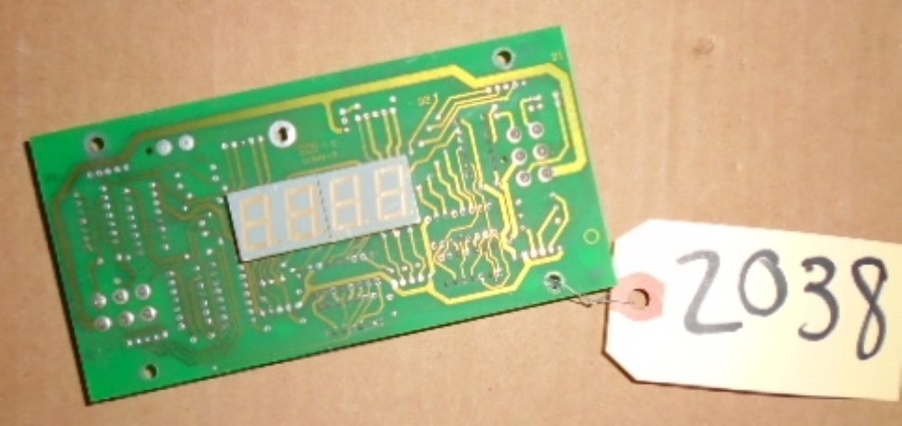 ICE CYCLONE Redemption Arcade Game DISPLAY Board (2038)