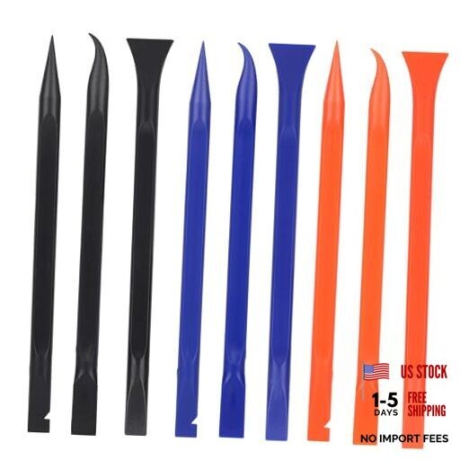 9pcs Car Detailing Pick Set Kit, Anti-Scratch Plastic Scraper Tools, Multi