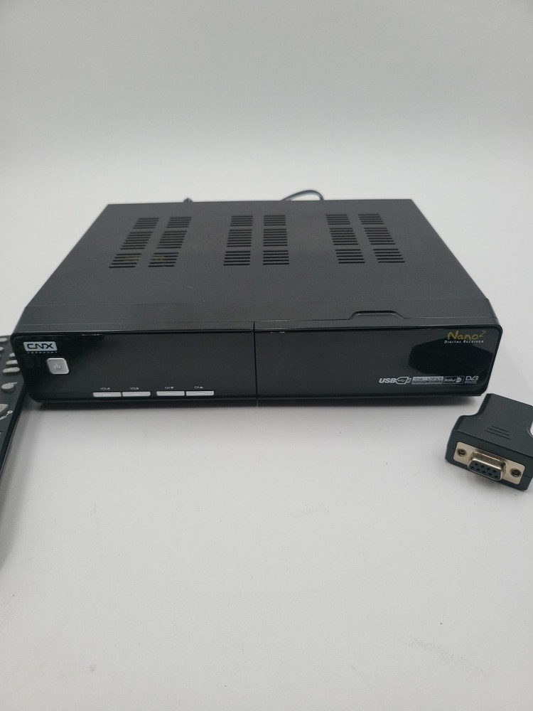 Conaxsat Nano 2 USB PVR Digital Satellite Receiver With Remote And Adapter.