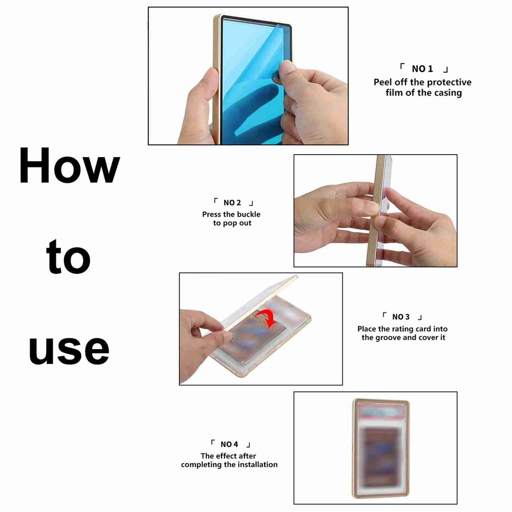 Magnetic Slab Protector Case 35 Pt Compatible for PSA Graded Card Display