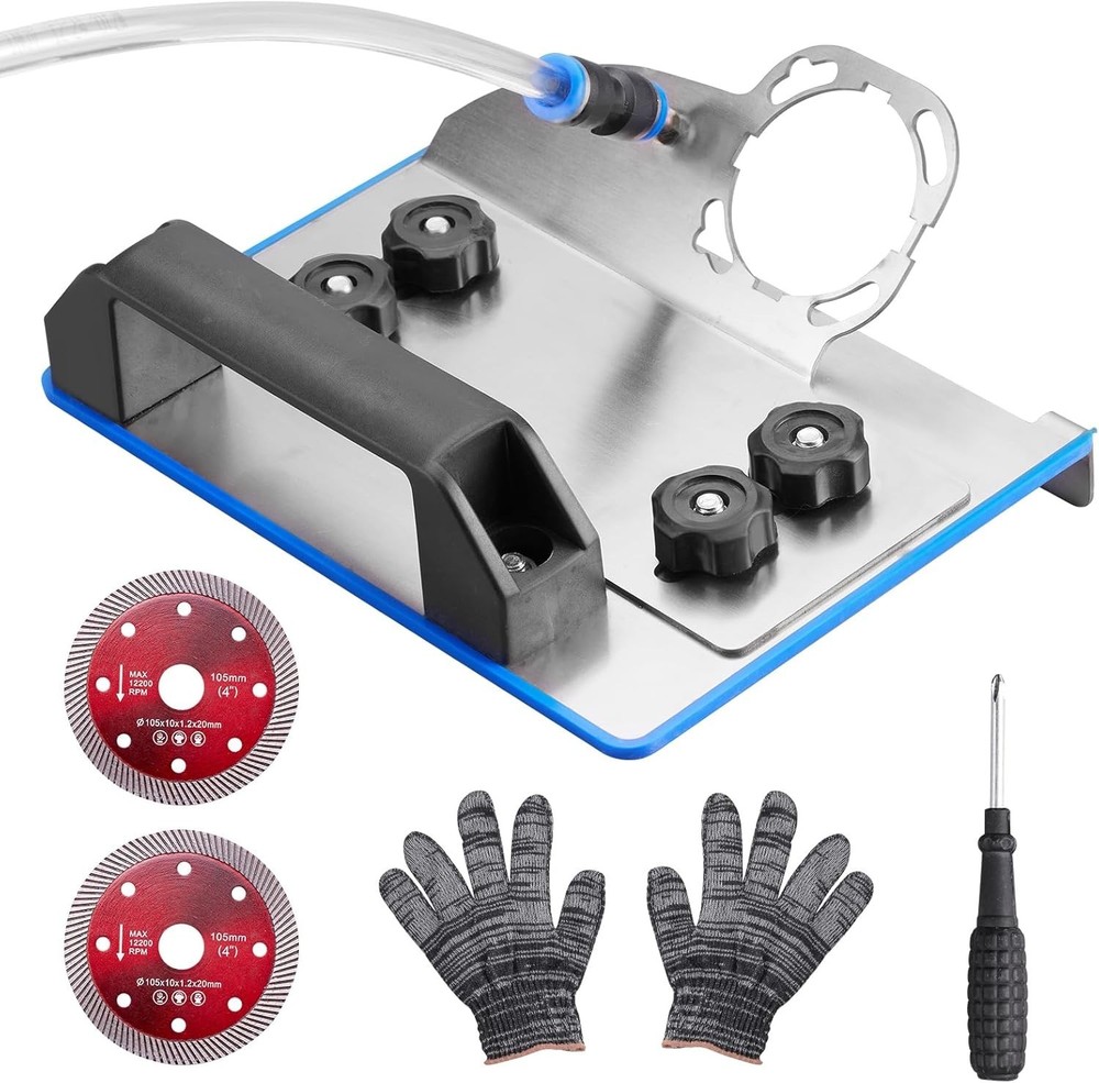 45 Degree Tile Chamfering Tool & Angle Grinder Stand, for 45° Tile Cutting & ...