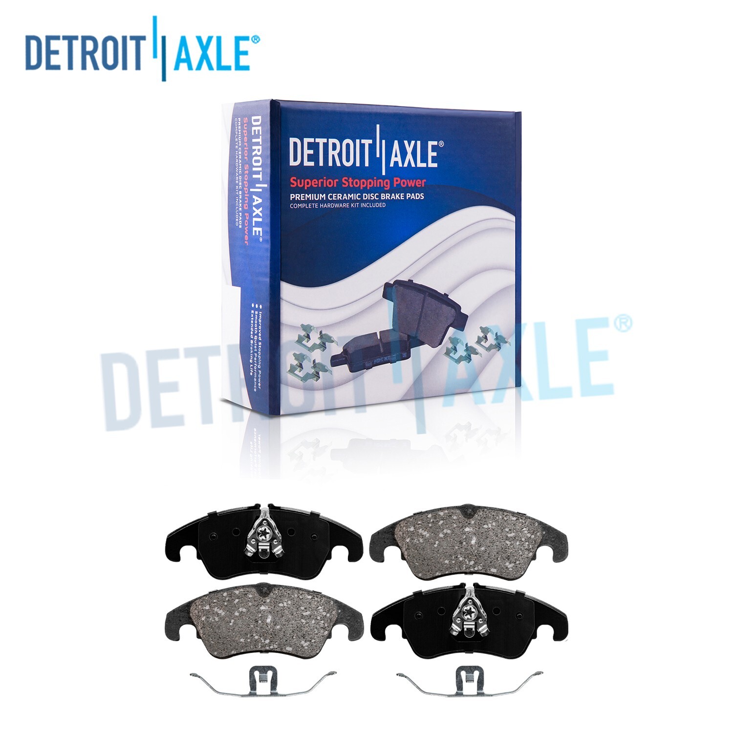 Front Ceramic Brake Pads for 2013-2015 Audi A4 A5 A6 A7 Quattro Allroad Q5 S4 S5