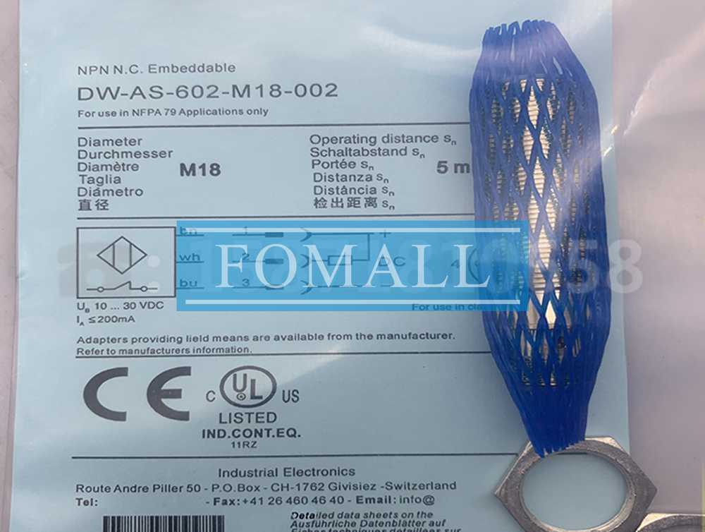 1Pcs New proximity switch sensor DW-AS-602-M18-002