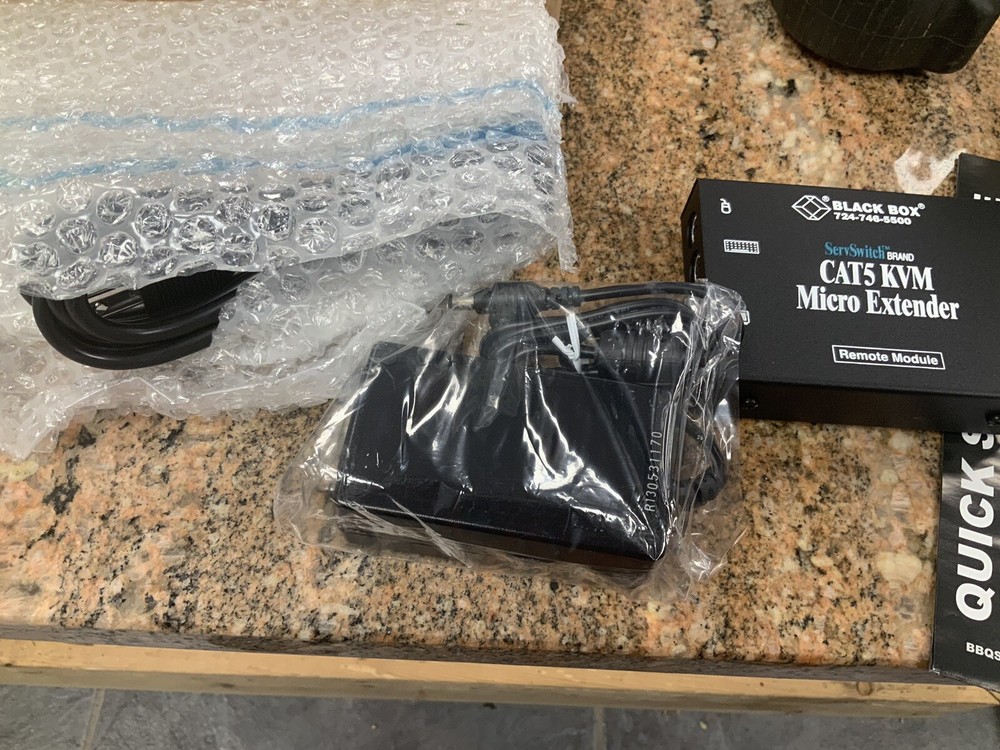 Black Box Acumrem Cat 5 KVM Microextender (remote Unit)