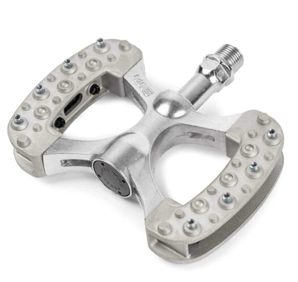 MKS Gamma Platform Pedals | 9/16" | Silver
