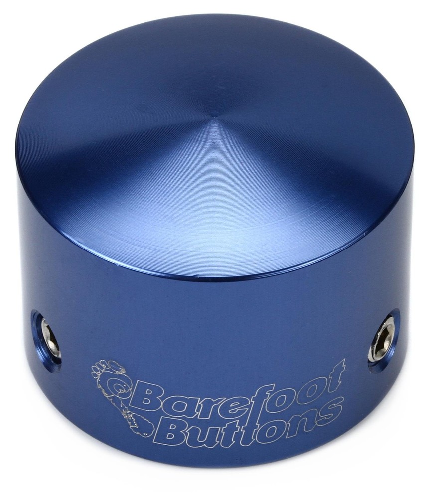 Barefoot Buttons V1 Tallboy Footswitch Cap - Dark Blue (3-pack) Bundle