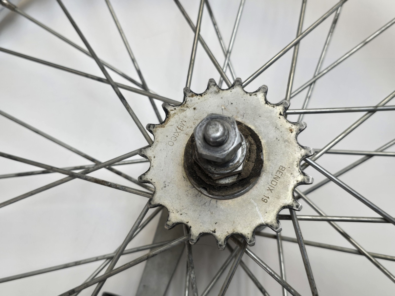 1974 Yamaha Moto Bike J60 Wheelset Femco 20" Wheels Long Axle ACS Bendix OS BMX