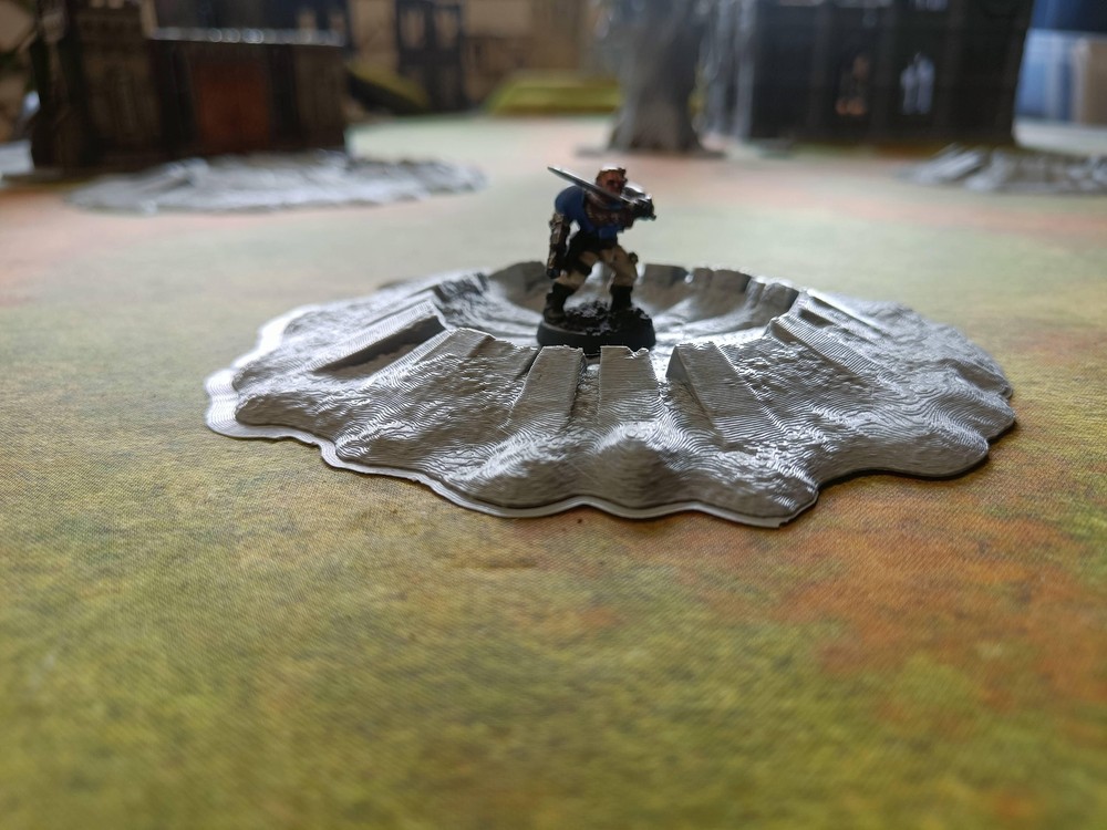 Battlefield Large Craters Fantasy / Sci-fi WW2