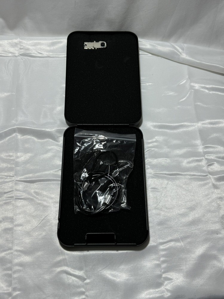 Gun Safe Combination Lock Box 3 Digit Code Security Cable Compact Portable