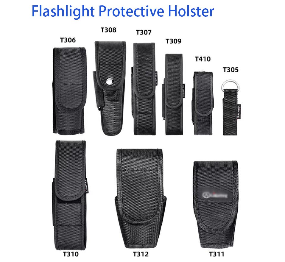 High Quality Flashlight Holster Protective Cover For Different Torch Light